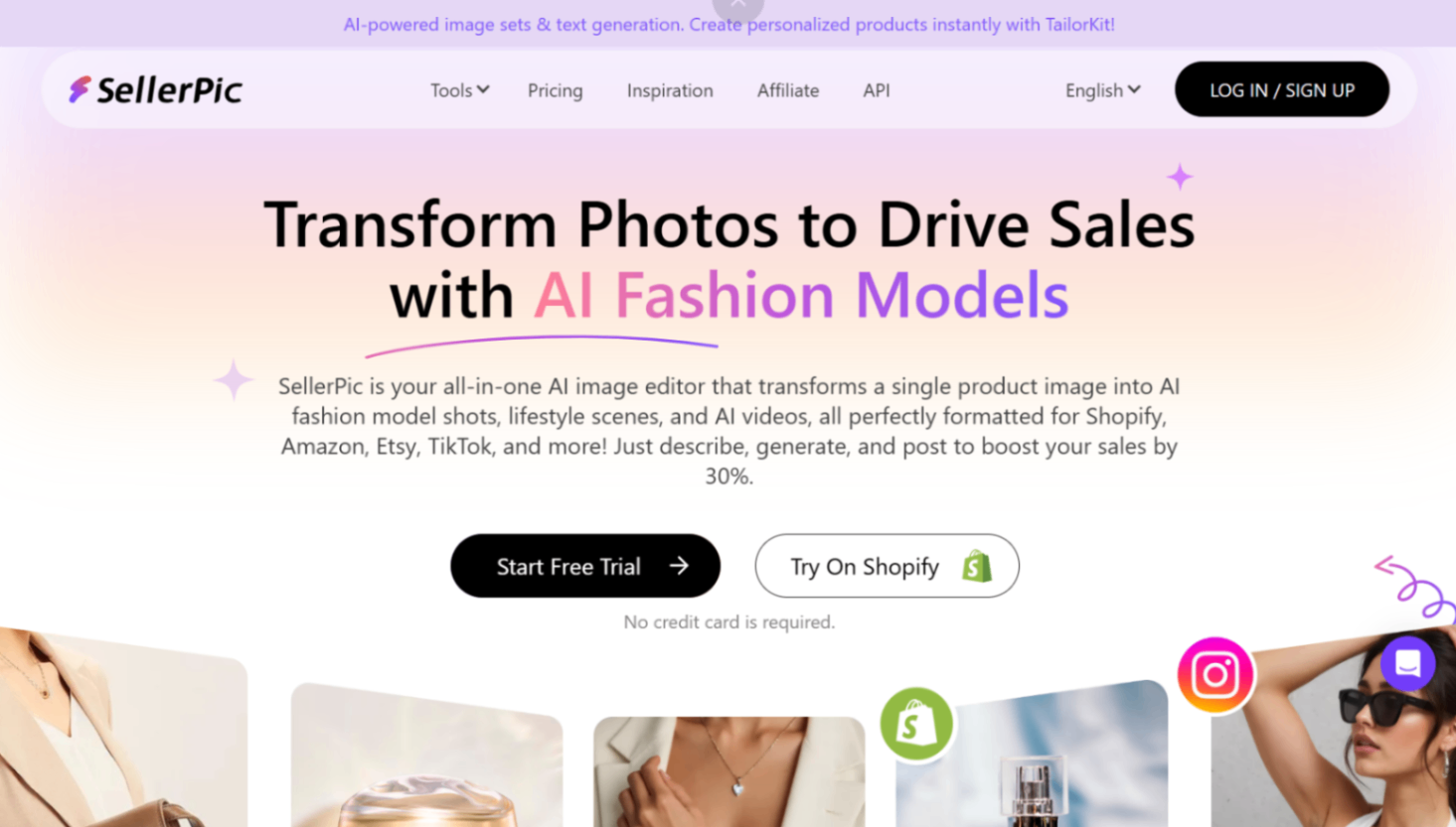 sellerpic screenshot and logo